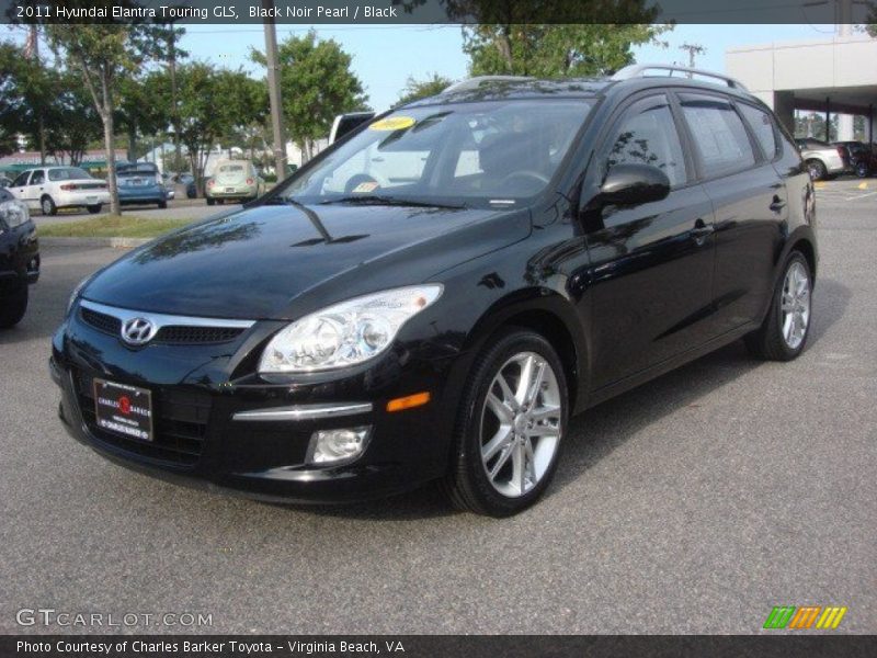 Black Noir Pearl / Black 2011 Hyundai Elantra Touring GLS