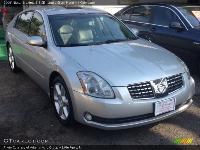 Liquid Silver Metallic / Cafe Latte 2006 Nissan Maxima 3.5 SE