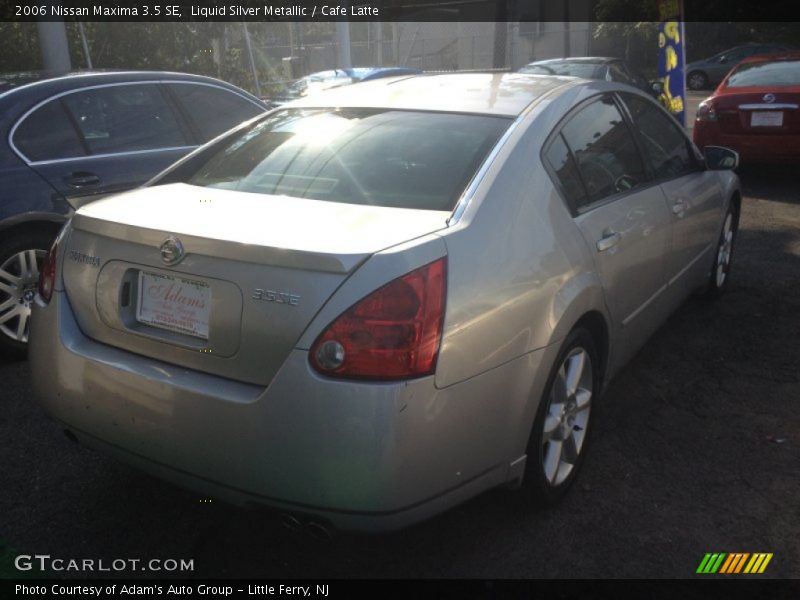 Liquid Silver Metallic / Cafe Latte 2006 Nissan Maxima 3.5 SE