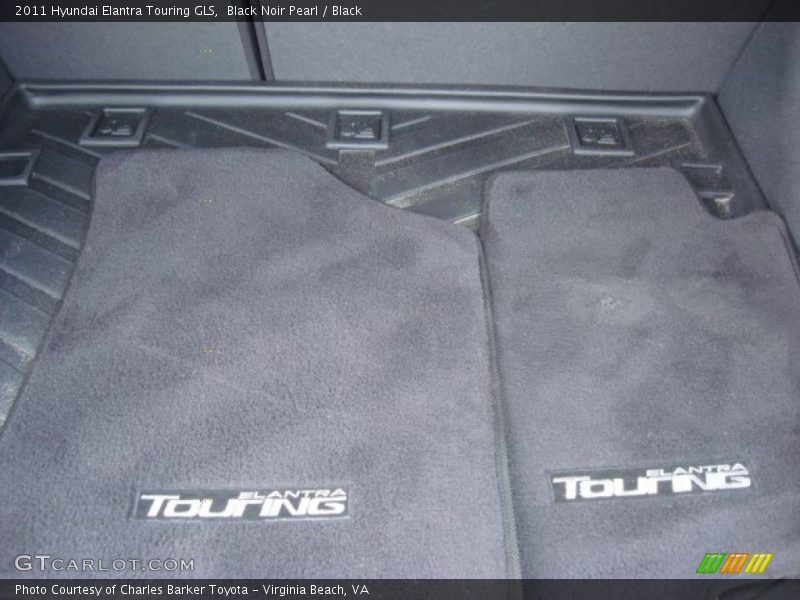 Black Noir Pearl / Black 2011 Hyundai Elantra Touring GLS