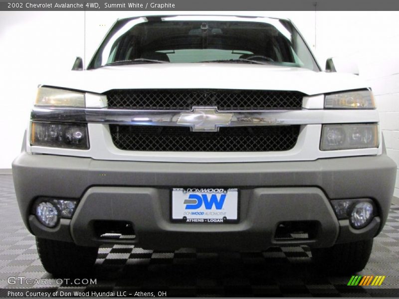Summit White / Graphite 2002 Chevrolet Avalanche 4WD