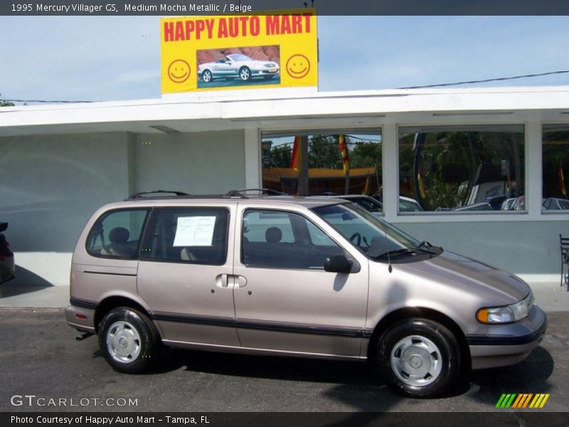 Medium Mocha Metallic / Beige 1995 Mercury Villager GS