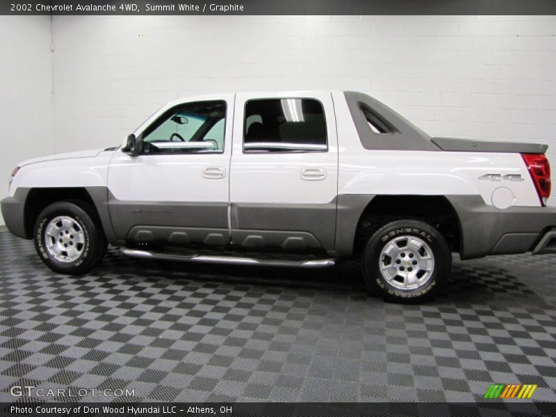 Summit White / Graphite 2002 Chevrolet Avalanche 4WD