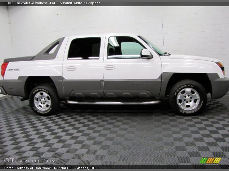 Summit White / Graphite 2002 Chevrolet Avalanche 4WD