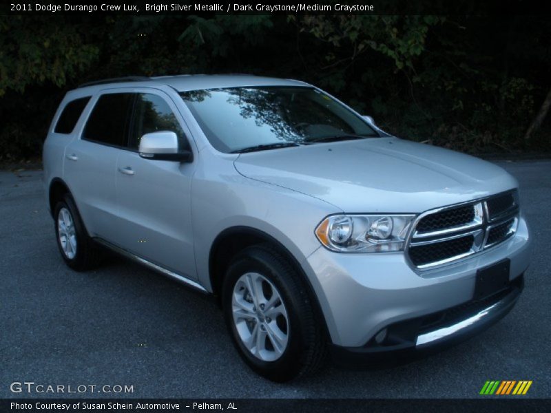 Bright Silver Metallic / Dark Graystone/Medium Graystone 2011 Dodge Durango Crew Lux
