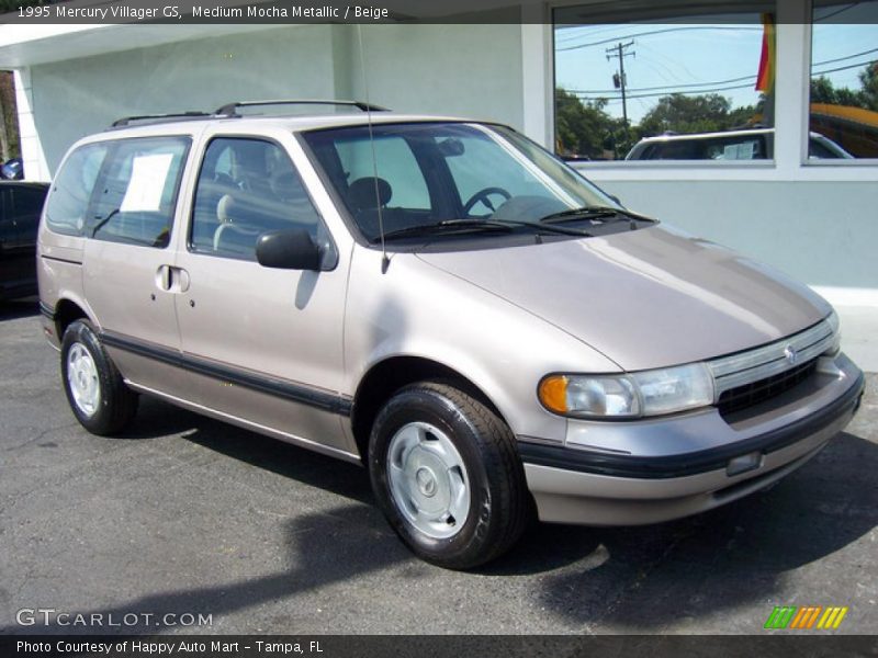 Medium Mocha Metallic / Beige 1995 Mercury Villager GS