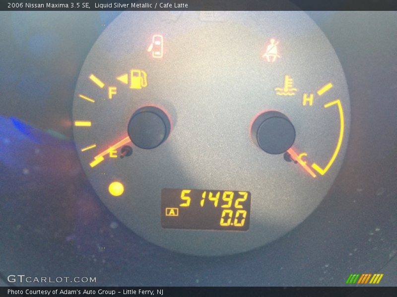 Liquid Silver Metallic / Cafe Latte 2006 Nissan Maxima 3.5 SE
