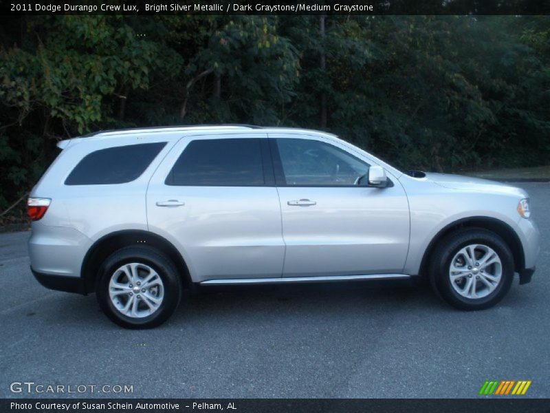 Bright Silver Metallic / Dark Graystone/Medium Graystone 2011 Dodge Durango Crew Lux