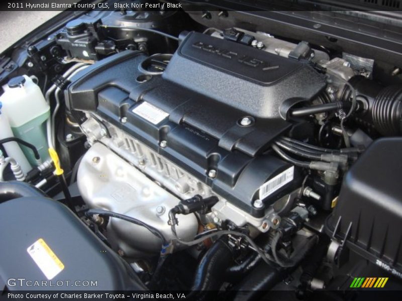 Black Noir Pearl / Black 2011 Hyundai Elantra Touring GLS