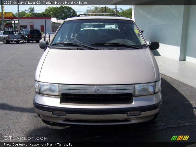 Medium Mocha Metallic / Beige 1995 Mercury Villager GS