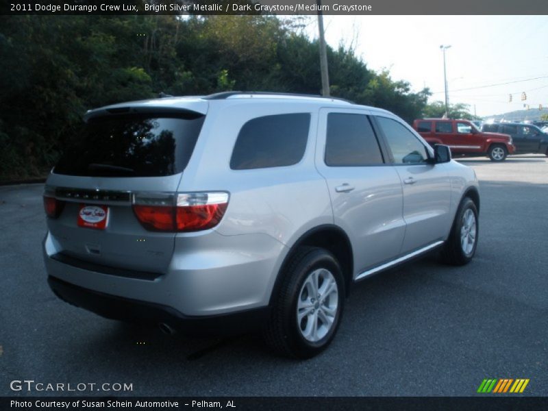 Bright Silver Metallic / Dark Graystone/Medium Graystone 2011 Dodge Durango Crew Lux