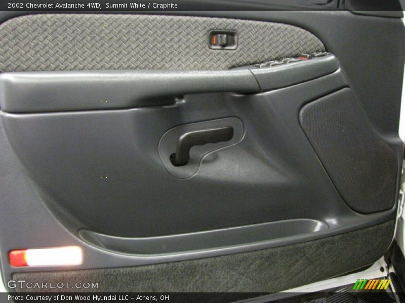 Summit White / Graphite 2002 Chevrolet Avalanche 4WD