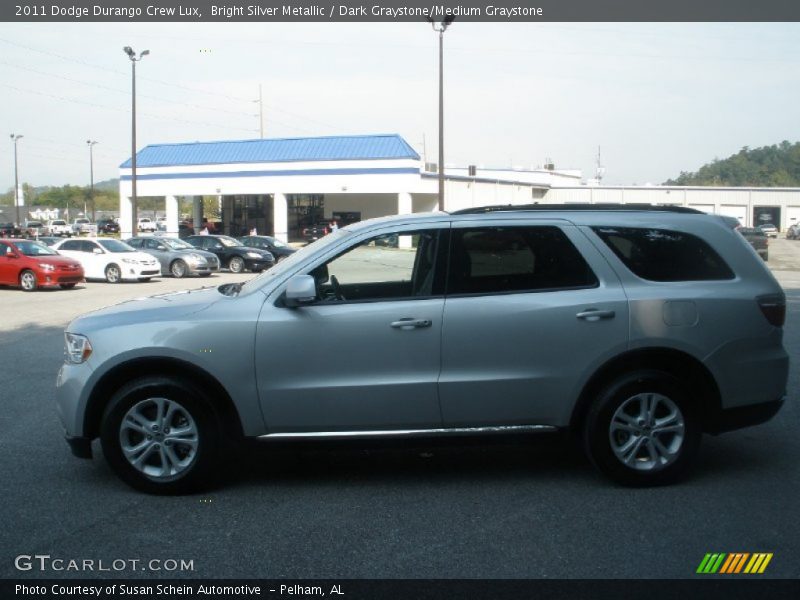 Bright Silver Metallic / Dark Graystone/Medium Graystone 2011 Dodge Durango Crew Lux