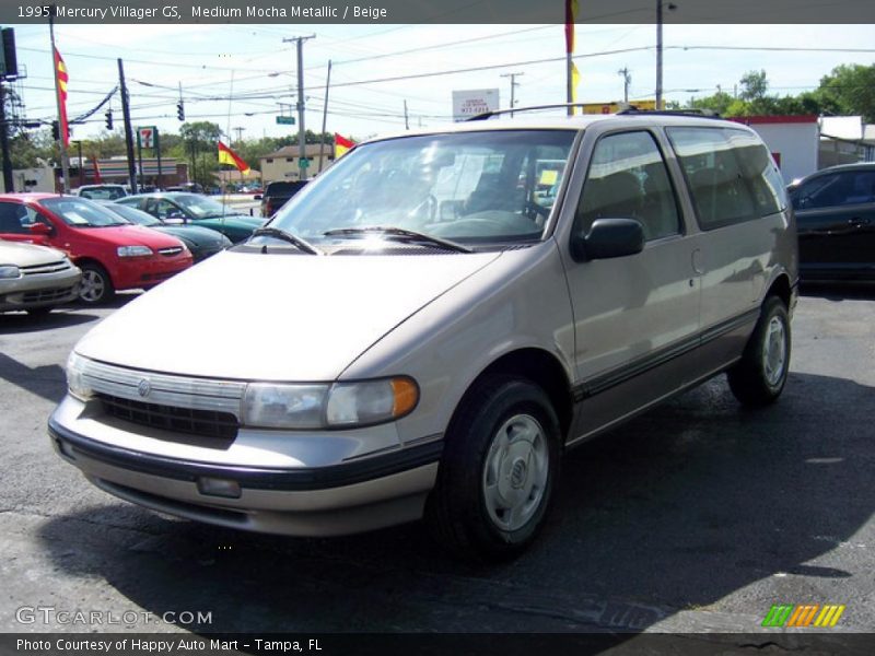 Medium Mocha Metallic / Beige 1995 Mercury Villager GS