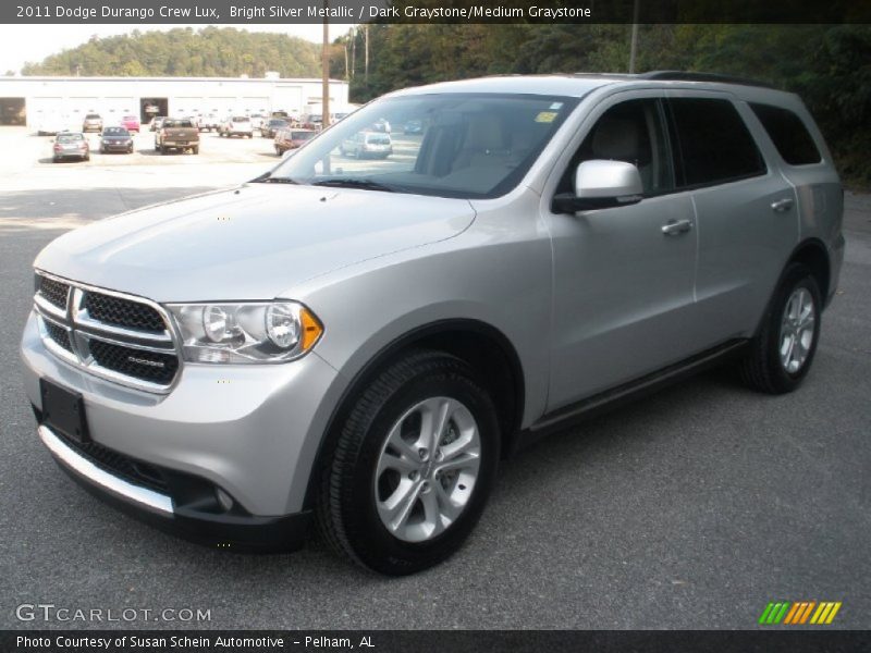 Bright Silver Metallic / Dark Graystone/Medium Graystone 2011 Dodge Durango Crew Lux