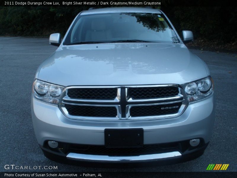 Bright Silver Metallic / Dark Graystone/Medium Graystone 2011 Dodge Durango Crew Lux