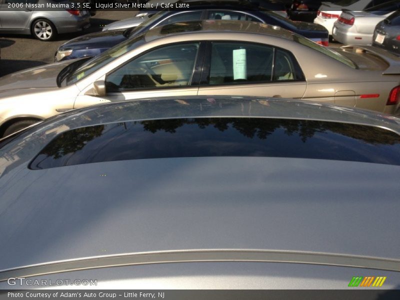 Liquid Silver Metallic / Cafe Latte 2006 Nissan Maxima 3.5 SE
