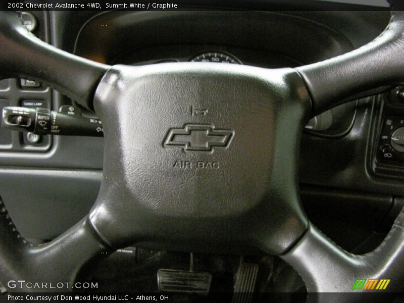 Summit White / Graphite 2002 Chevrolet Avalanche 4WD