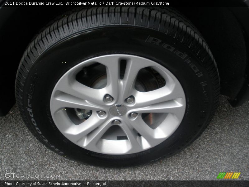 Bright Silver Metallic / Dark Graystone/Medium Graystone 2011 Dodge Durango Crew Lux