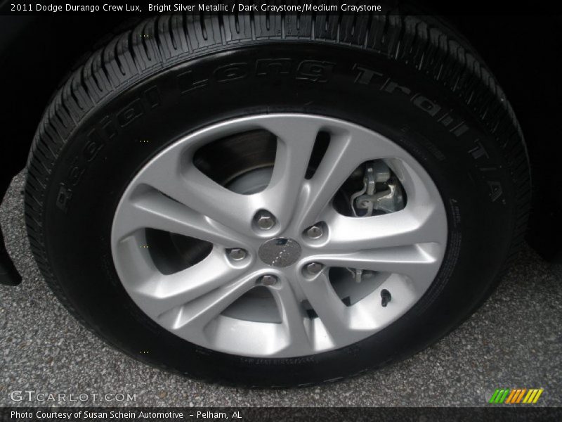 Bright Silver Metallic / Dark Graystone/Medium Graystone 2011 Dodge Durango Crew Lux
