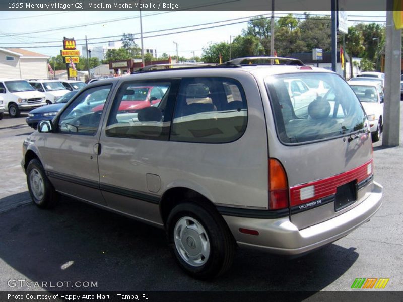 Medium Mocha Metallic / Beige 1995 Mercury Villager GS