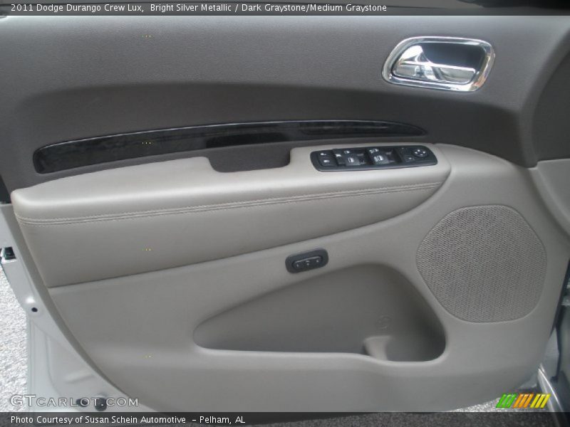 Bright Silver Metallic / Dark Graystone/Medium Graystone 2011 Dodge Durango Crew Lux
