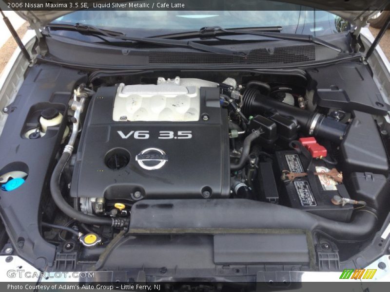 Liquid Silver Metallic / Cafe Latte 2006 Nissan Maxima 3.5 SE