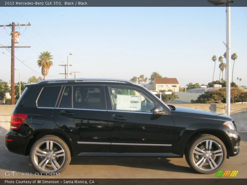Black / Black 2013 Mercedes-Benz GLK 350