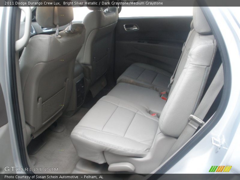 Bright Silver Metallic / Dark Graystone/Medium Graystone 2011 Dodge Durango Crew Lux