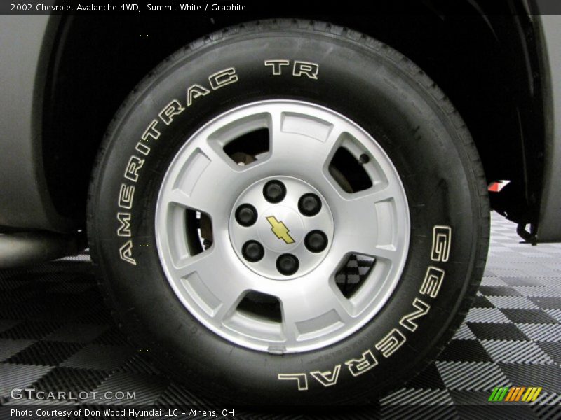 Summit White / Graphite 2002 Chevrolet Avalanche 4WD