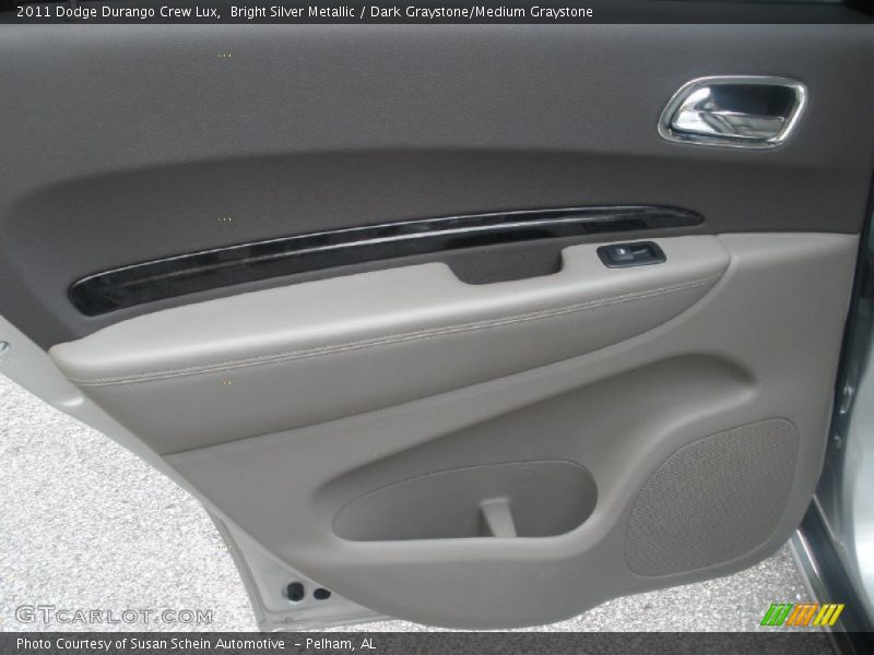 Bright Silver Metallic / Dark Graystone/Medium Graystone 2011 Dodge Durango Crew Lux