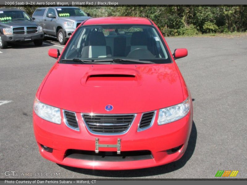 Brilliant Red / Black/Beige 2006 Saab 9-2X Aero Sport Wagon