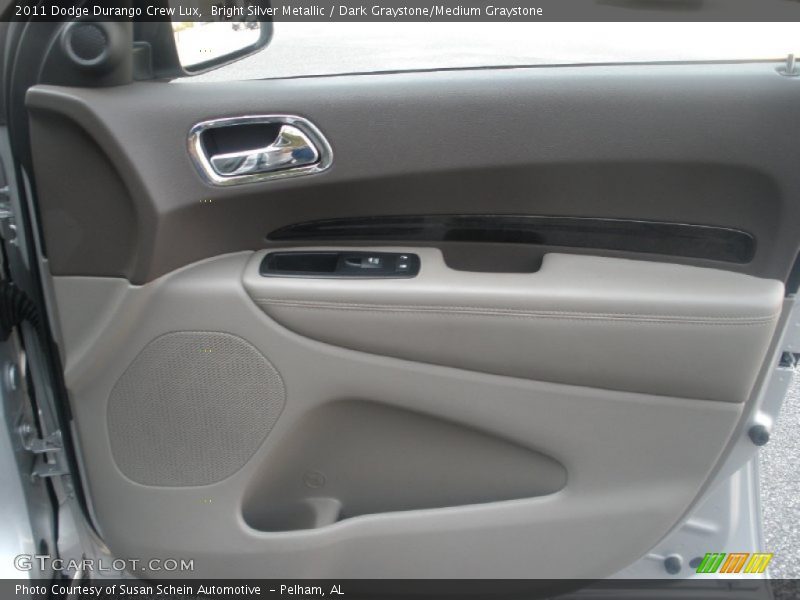 Bright Silver Metallic / Dark Graystone/Medium Graystone 2011 Dodge Durango Crew Lux