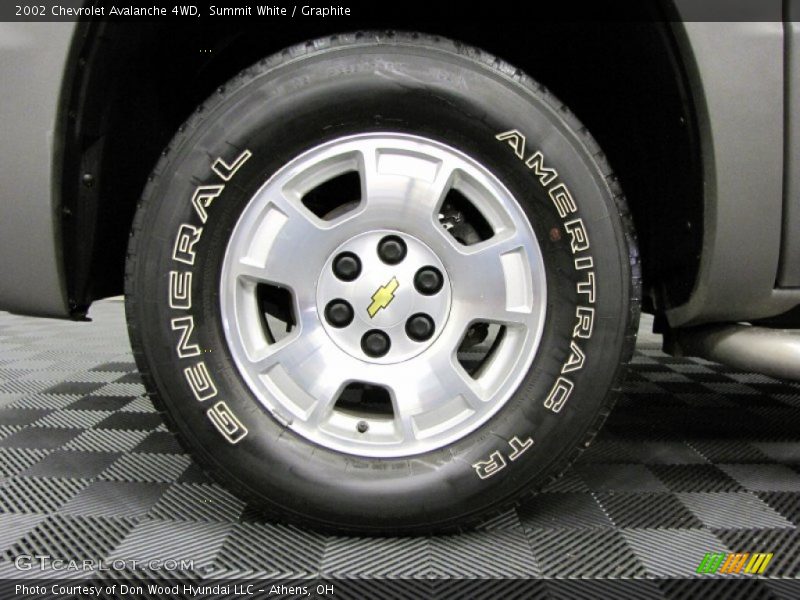 Summit White / Graphite 2002 Chevrolet Avalanche 4WD