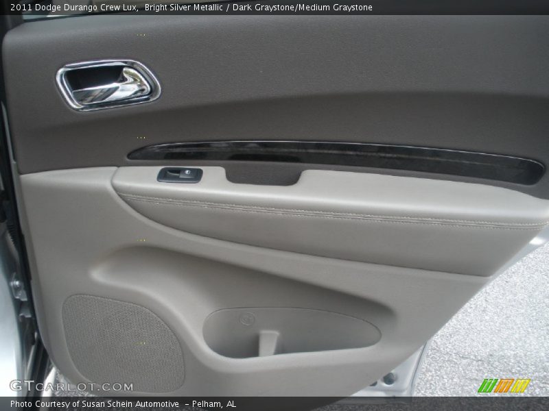 Bright Silver Metallic / Dark Graystone/Medium Graystone 2011 Dodge Durango Crew Lux