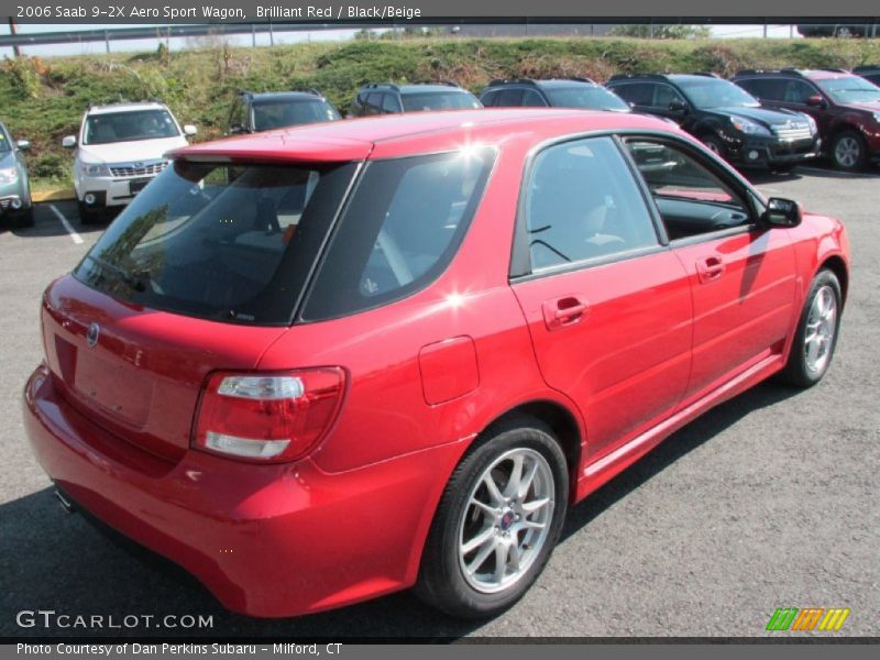 Brilliant Red / Black/Beige 2006 Saab 9-2X Aero Sport Wagon