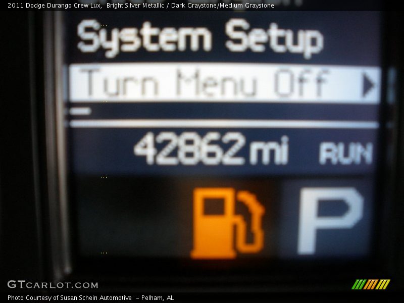 Bright Silver Metallic / Dark Graystone/Medium Graystone 2011 Dodge Durango Crew Lux