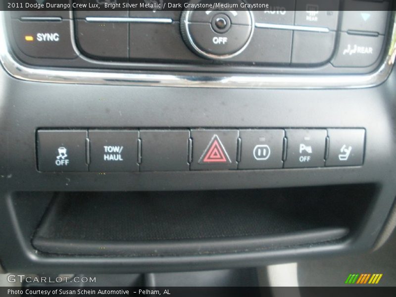 Bright Silver Metallic / Dark Graystone/Medium Graystone 2011 Dodge Durango Crew Lux