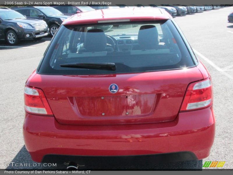 Brilliant Red / Black/Beige 2006 Saab 9-2X Aero Sport Wagon