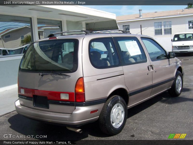 Medium Mocha Metallic / Beige 1995 Mercury Villager GS