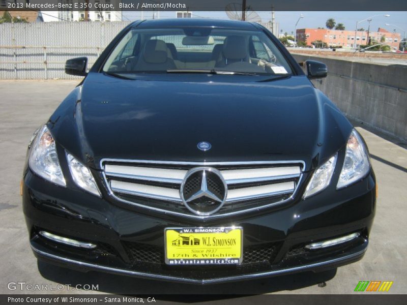 Black / Almond/Mocha 2013 Mercedes-Benz E 350 Coupe