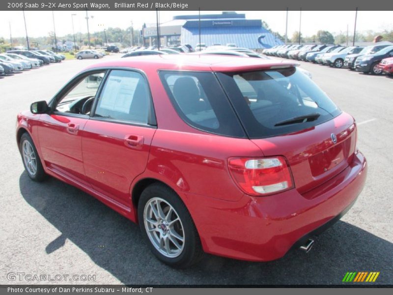 Brilliant Red / Black/Beige 2006 Saab 9-2X Aero Sport Wagon