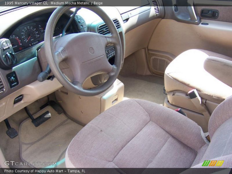Medium Mocha Metallic / Beige 1995 Mercury Villager GS