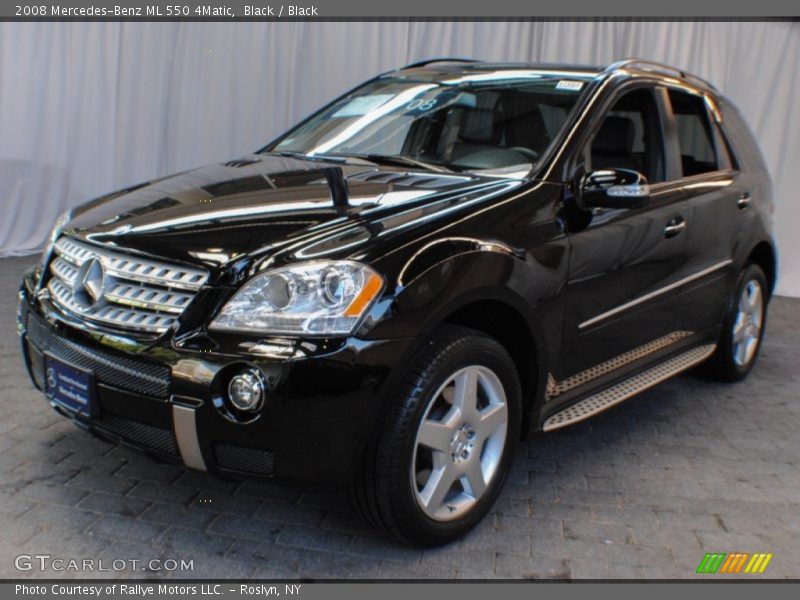 Black / Black 2008 Mercedes-Benz ML 550 4Matic