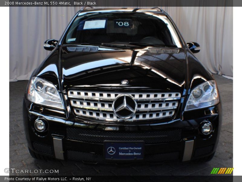 Black / Black 2008 Mercedes-Benz ML 550 4Matic