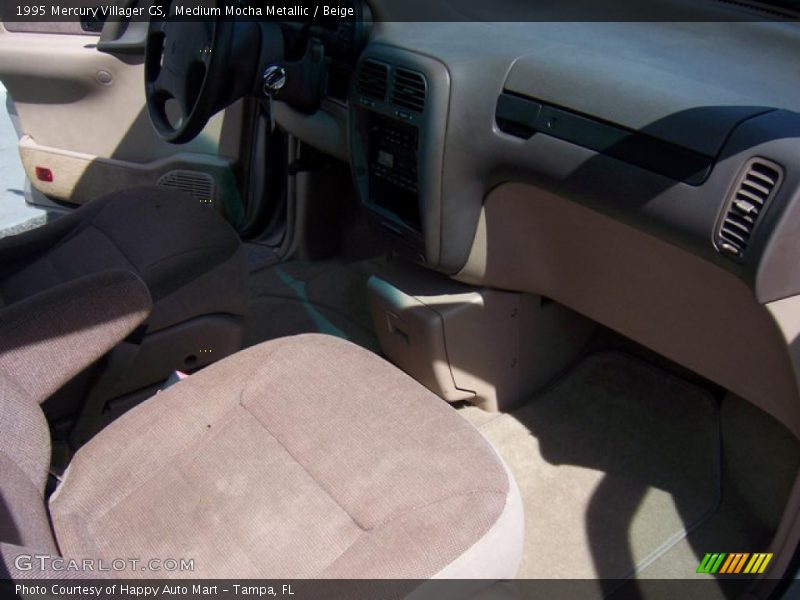 Medium Mocha Metallic / Beige 1995 Mercury Villager GS