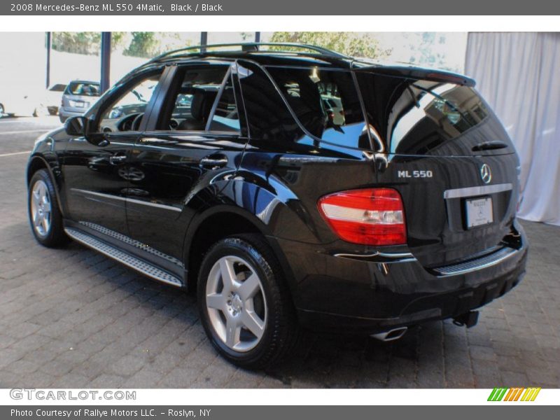 Black / Black 2008 Mercedes-Benz ML 550 4Matic