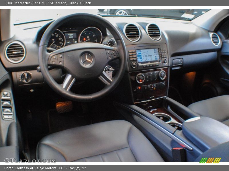 Black / Black 2008 Mercedes-Benz ML 550 4Matic