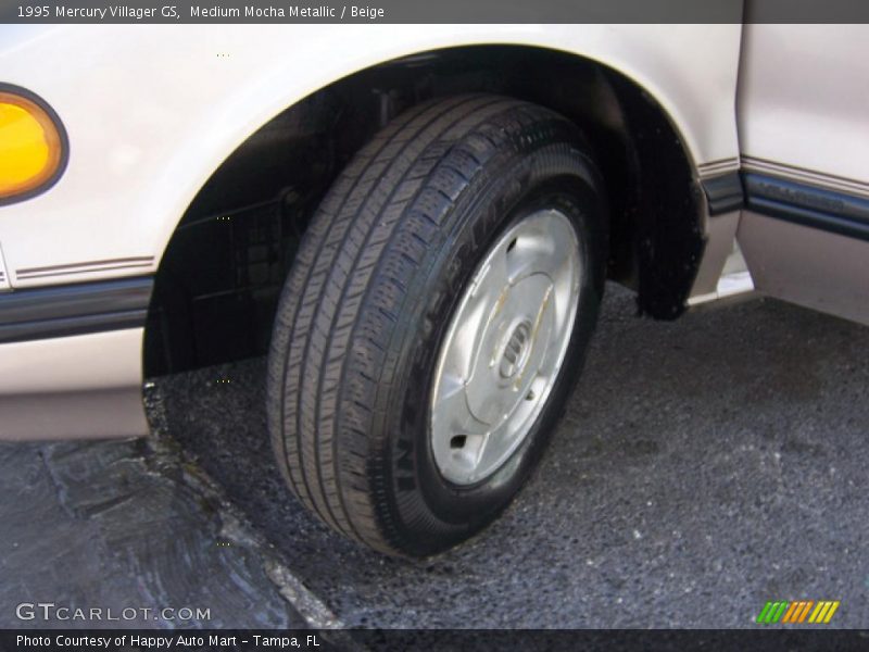 Medium Mocha Metallic / Beige 1995 Mercury Villager GS
