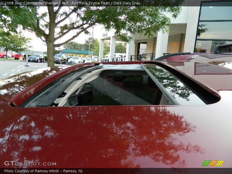 Red Rock Crystal Pearl / Dark Slate Gray 2008 Jeep Commander Overland 4x4